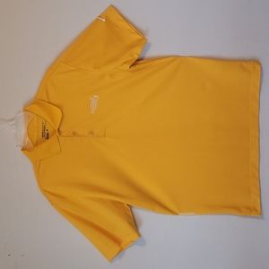 NIKE DRI-FIT Golf Performance POLO, sz M, Golden yellow.  Perfect condit…